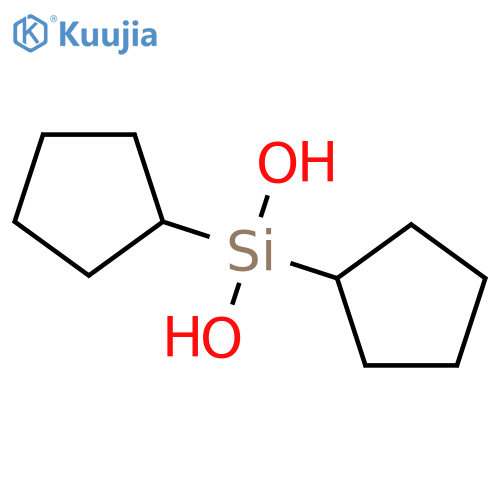 Silanediol, dicyclopentyl- structure