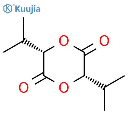 (3S,6S)-(-)-3,6-Diisopropyl-1,4-dioxane-2,5-dione structure