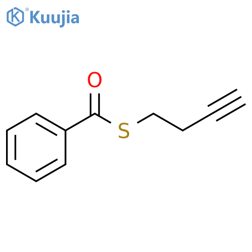 Benzenecarbothioic acid, S-3-butynyl ester structure