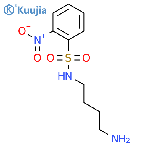 N-(4-Aminobutyl)-2-nitrobenzenesulfonamide structure