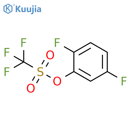 2,5-Difluorophenyl trifluoromethanesulphonate structure