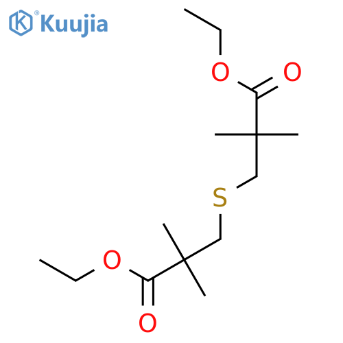 Propanoicacid, 3,3'-thiobis[2,2-dimethyl-, diethyl ester (9CI) structure