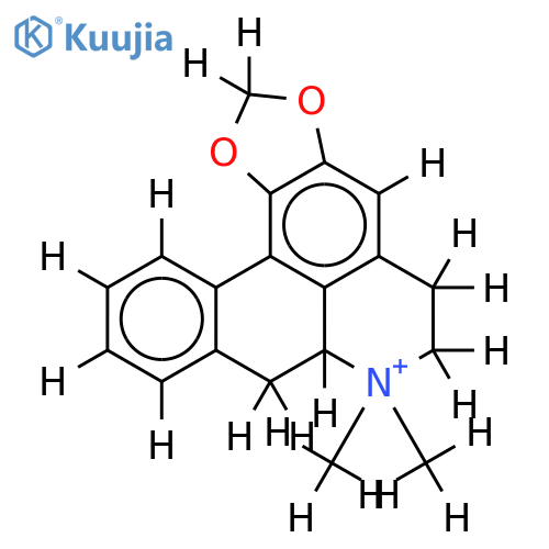 6,6-Dimethyl-1,2-methylendioxy-6aalpha-aporphanium; Jodid structure