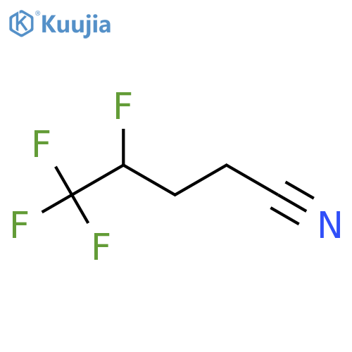 4,5,5,5-tetrafluoropentanenitrile structure