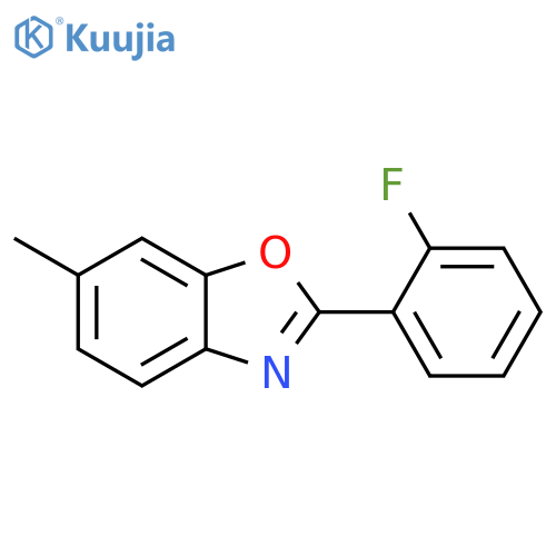 Benzoxazole, 2-(2-fluorophenyl)-6-methyl- structure