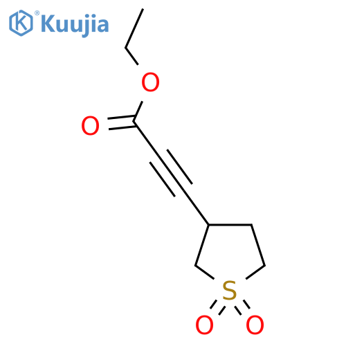 Ethyl 3-(1,1-dioxo-1lambda6-thiolan-3-yl)prop-2-ynoate structure