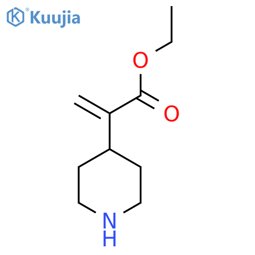 Ethyl 2-(piperidin-4-yl)prop-2-enoate structure