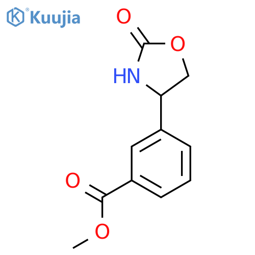 methyl 3-(2-oxo-1,3-oxazolidin-4-yl)benzoate structure
