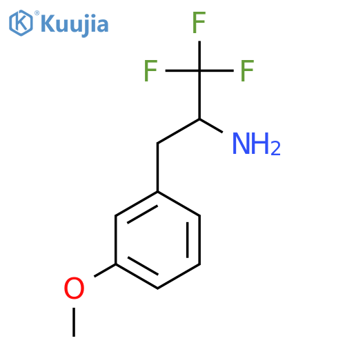 1,1,1-Trifluoro-3-(3-methoxyphenyl)propan-2-amine structure