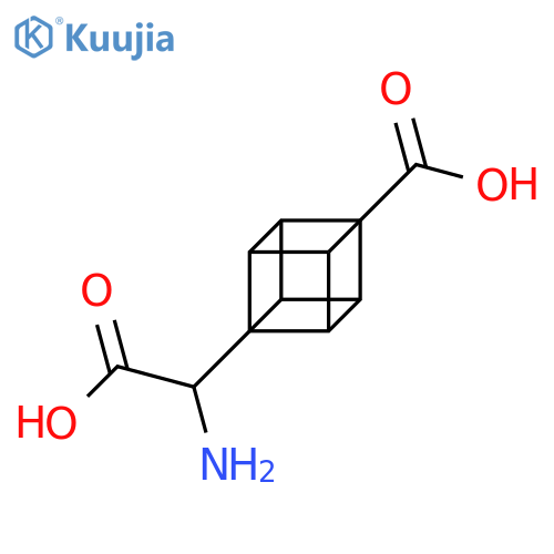 (S)-4-(Amino(carboxy)methyl)cubane-1-carboxylic acid structure