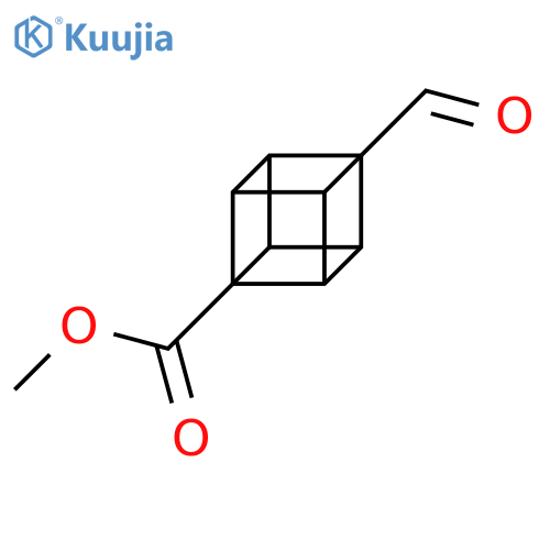 Methyl 4-formylcubane-1-carboxylate structure