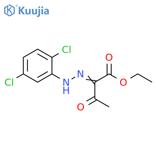 Butanoic acid, 2-[(2,5-dichlorophenyl)hydrazono]-3-oxo-, ethyl ester structure