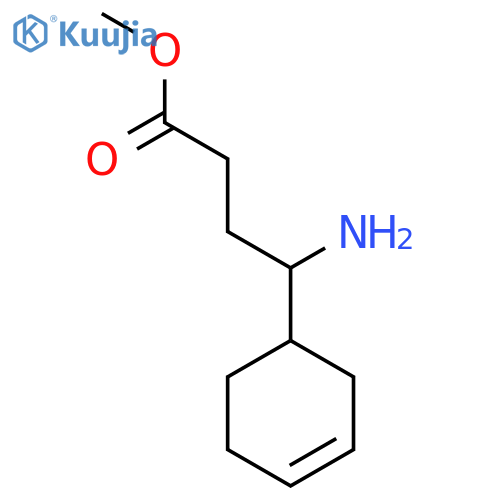 methyl 4-amino-4-(cyclohex-3-en-1-yl)butanoate structure