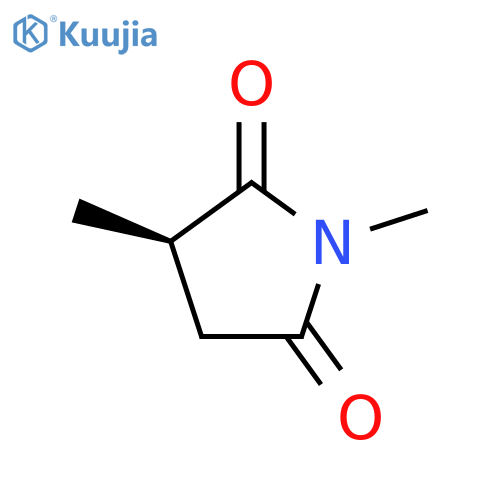 2,5-Pyrrolidinedione,1,3-dimethyl-,(3R)-(9CI) structure