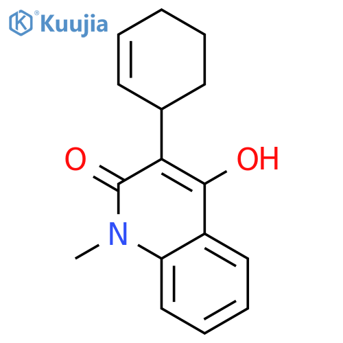 3-(Cyclohex-2-en-1-yl)-4-hydroxy-1-methylquinolin-2(1H)-one structure
