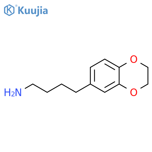4-(2,3-dihydro-1,4-benzodioxin-6-yl)butan-1-amine structure