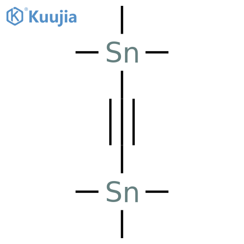 Bis(trimethylstannyl)acetylene structure