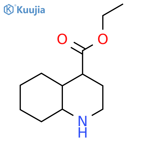 Ethyl decahydroquinoline-4-carboxylate structure