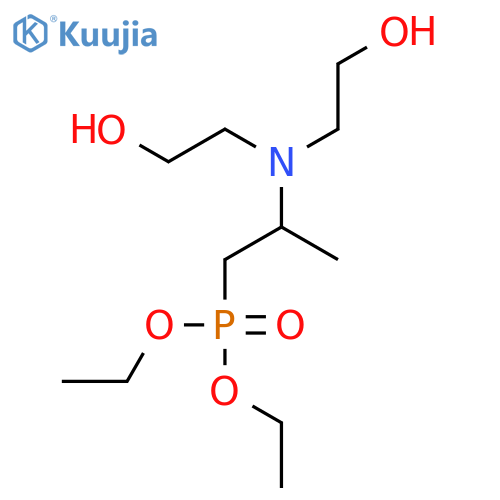 Phosphonic acid, [2-[bis(2-hydroxyethyl)amino]propyl]-, diethyl ester structure