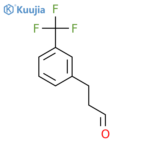 3-[3-(trifluoromethyl)phenyl]propanal structure