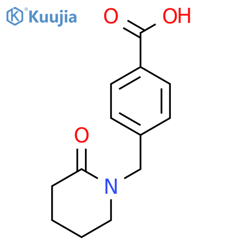 4-(2-Oxopiperidin-1-yl)methylbenzoic Acid structure
