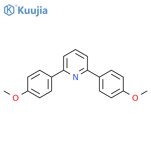 Pyridine, 2,6-bis(4-methoxyphenyl)- structure