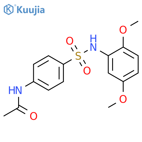 4'-(2,5-Dimethoxyphenylsulfamoyl)acetanilide structure