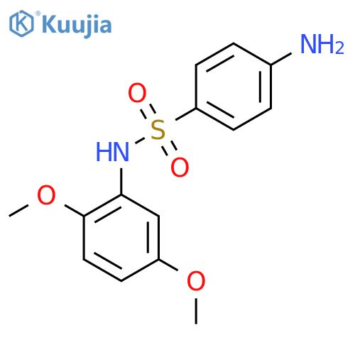 4-Amino-N-(2,5-dimethoxyphenyl)benzenesulfonamide structure