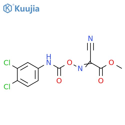 Acetic acid, cyano[[[[(3,4-dichlorophenyl)amino]carbonyl]oxy]imino]-,methyl ester structure