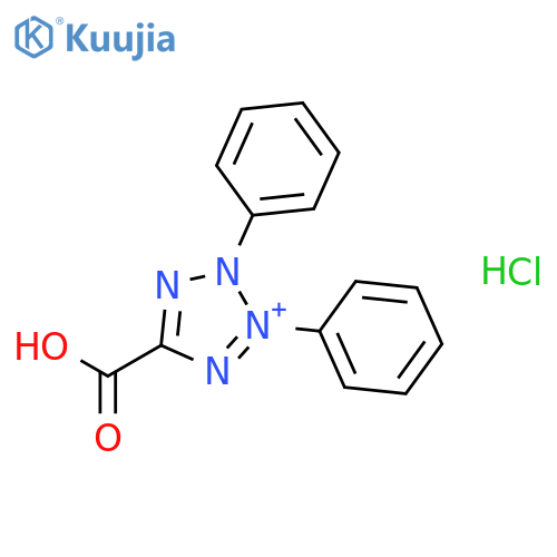 2,3-Diphenyl-5-carboxytetrazolium Chloride structure