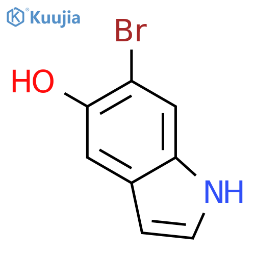 6-bromo-1h-indol-5-ol structure