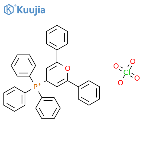 Phosphonium, (2,6-diphenyl-4H-pyran-4-yl)triphenyl-, perchlorate structure