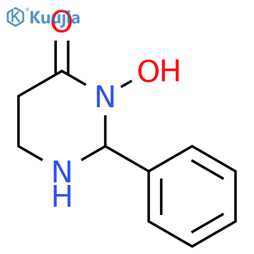 4(1H)-Pyrimidinone, tetrahydro-3-hydroxy-2-phenyl- structure