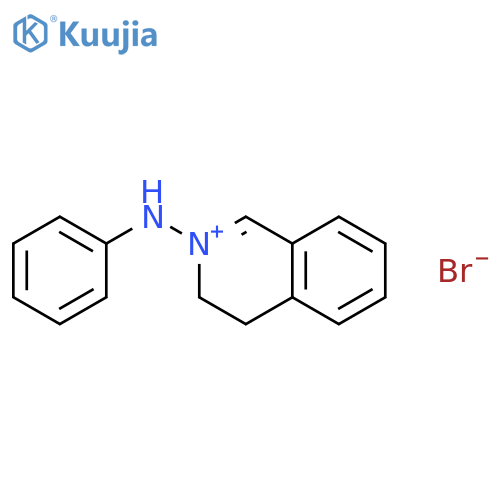 Isoquinolinium, 3,4-dihydro-2-(phenylamino)-, bromide structure