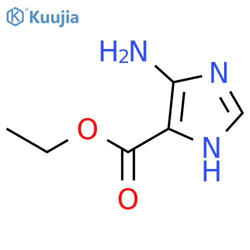 Ethyl 4-amino-1H-imidazole-5-carboxylate structure