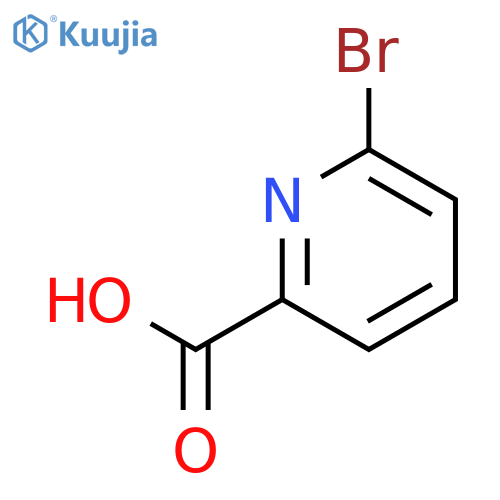 6-bromopyridine-2-carboxylic acid structure