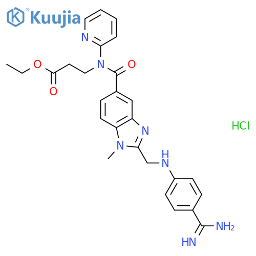Dabigatran Ethyl Ester Hydrochloride Salt structure