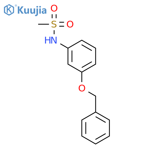 Methanesulfonamide, N-[3-(phenylmethoxy)phenyl]- structure