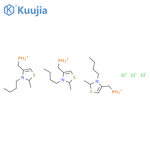 Tri-N-butyl(2-methyl-1,3-thiazol-4-yl)methylphosphonium Chloride structure