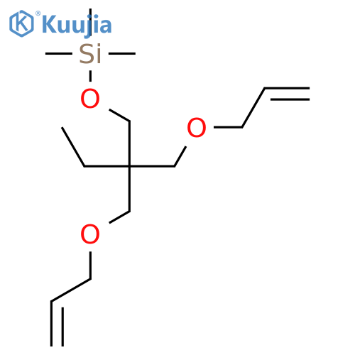 2,2-BIS(2-ALLYLOXYMETHYL)-1-TRIMETHYLSILOXYBUTANE structure