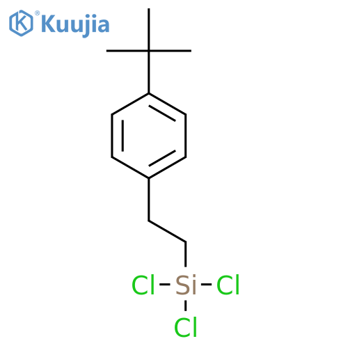 P-(T-BUTYL)PHENETHYLTRICHLOROSILANE structure
