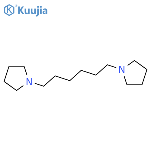 1,1'-hexane-1,6-diyldipyrrolidine structure