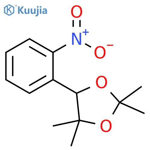 1,3-Dioxolane, 2,2,4,4-tetramethyl-5-(2-nitrophenyl)- structure