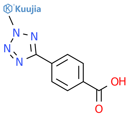 4-(2-Methyl-2H-tetrazol-5-yl)benzoic acid structure