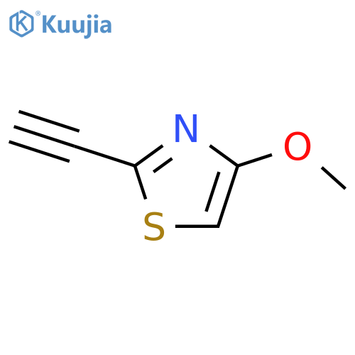 Thiazole,2-ethynyl-4-methoxy- structure