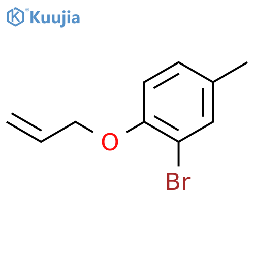 2-bromo-4-methyl-1-prop-2-enoxybenzene structure