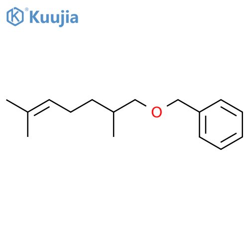 Benzene, [[(2,6-dimethyl-5-heptenyl)oxy]methyl]- structure