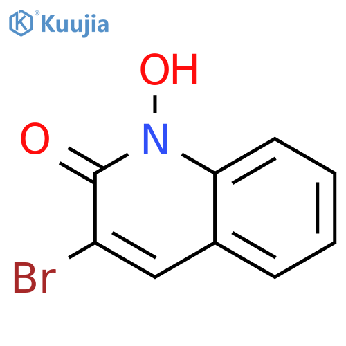 2(1H)-Quinolinone, 3-bromo-1-hydroxy- structure