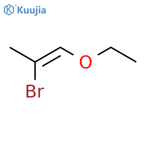 1-Propene, 2-bromo-1-ethoxy- structure