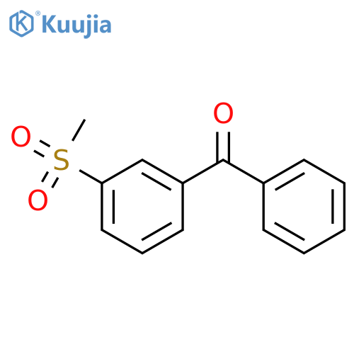 (3-methanesulfonylphenyl)(phenyl)methanone structure